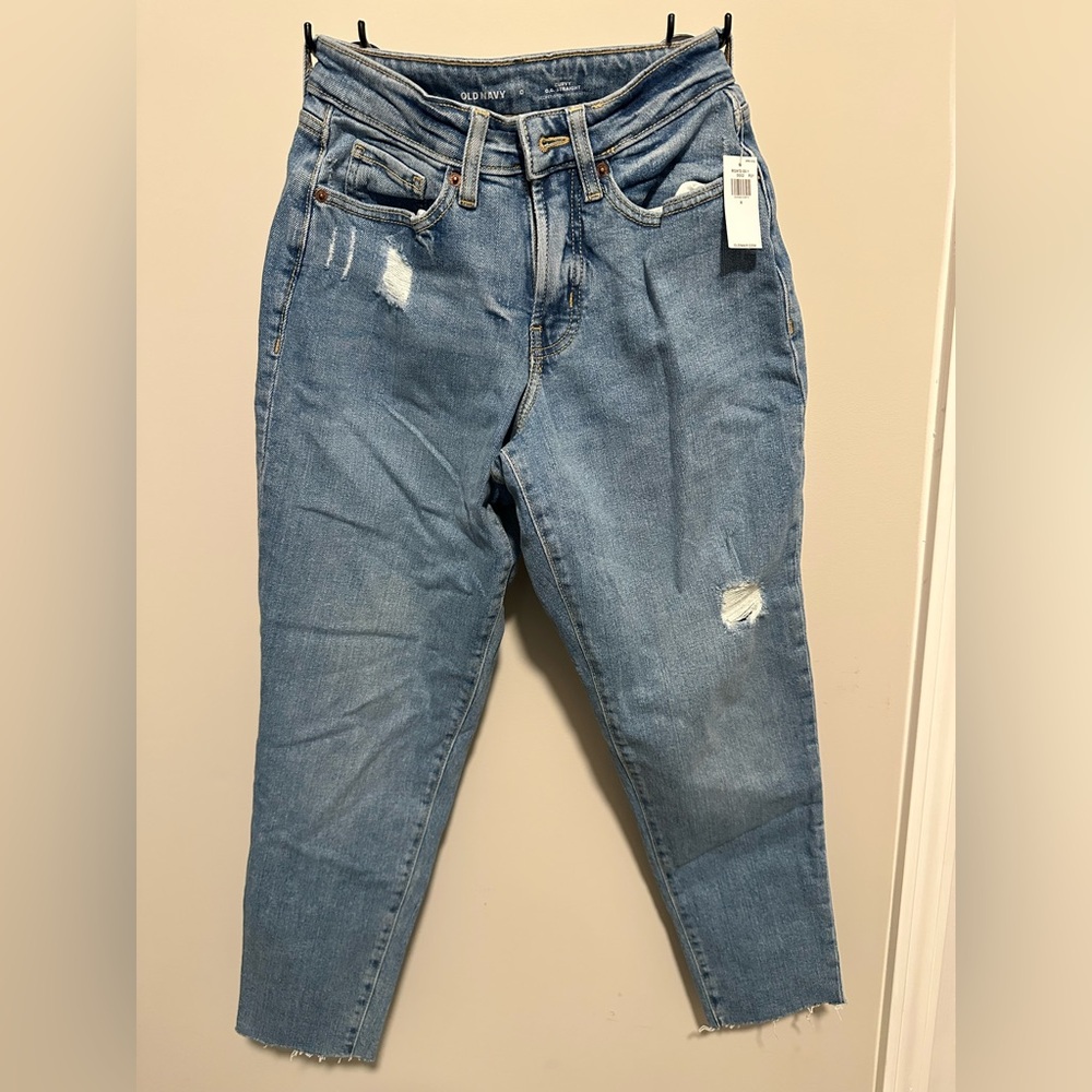Old Navy High Rise Curvy O.G Straight Jeans